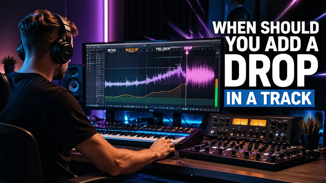 when should you add a drop in a track